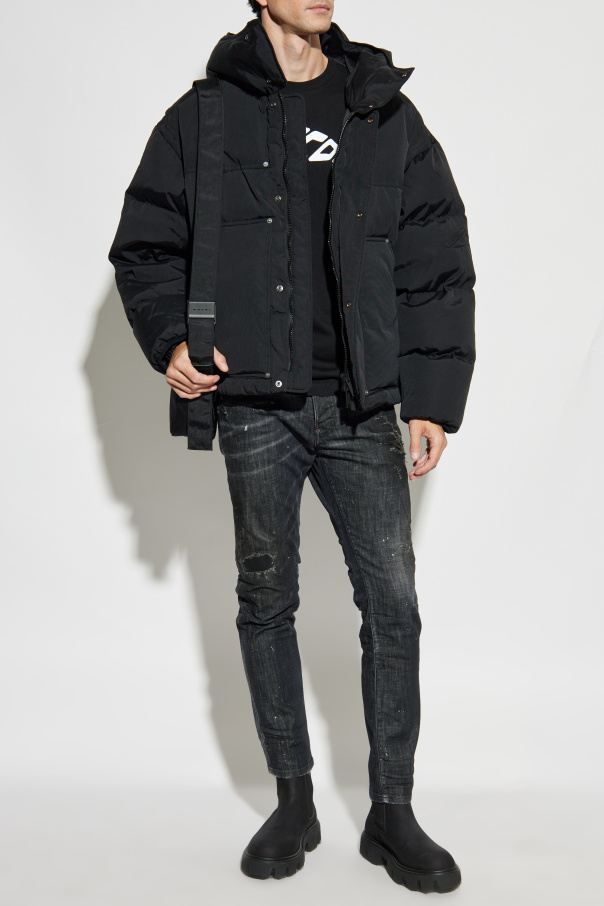 Dsquared2 Puchowa kurtka z logo