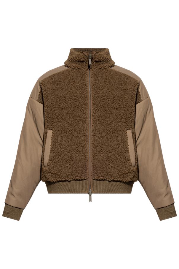 Dsquared2 Fleecejacke mit Stehkragen