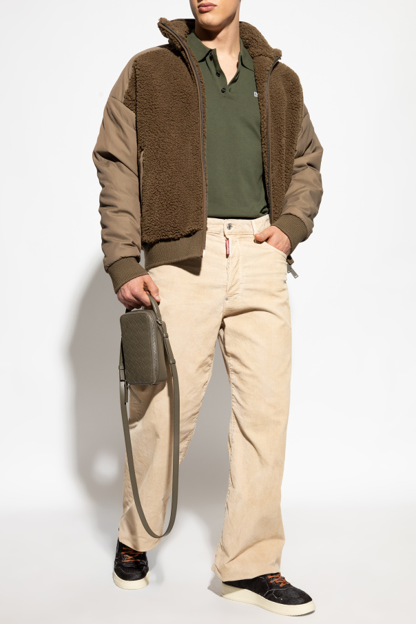 Dsquared2 Fleecejacke mit Stehkragen