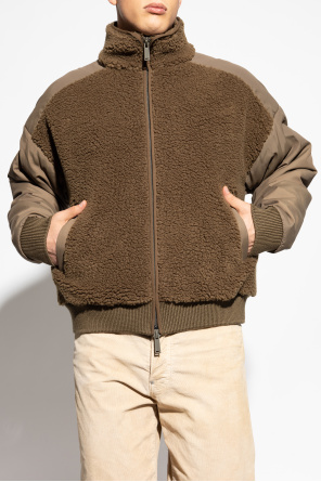 Dsquared2 Fleecejacke mit Stehkragen