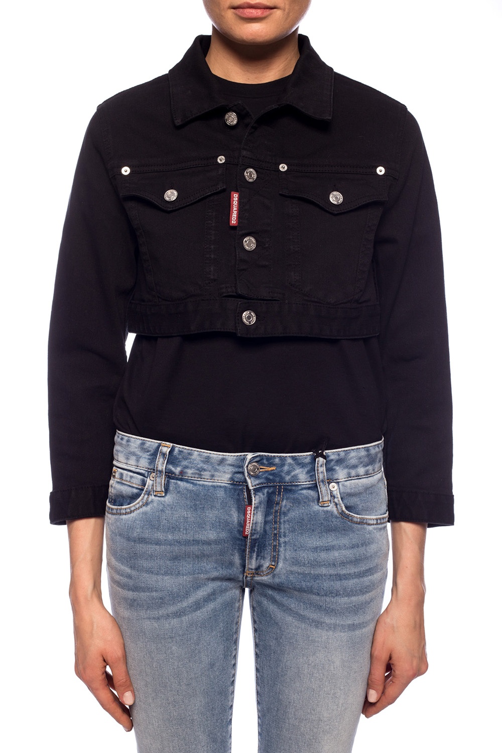 Dsquared2 Printed cropped jacket