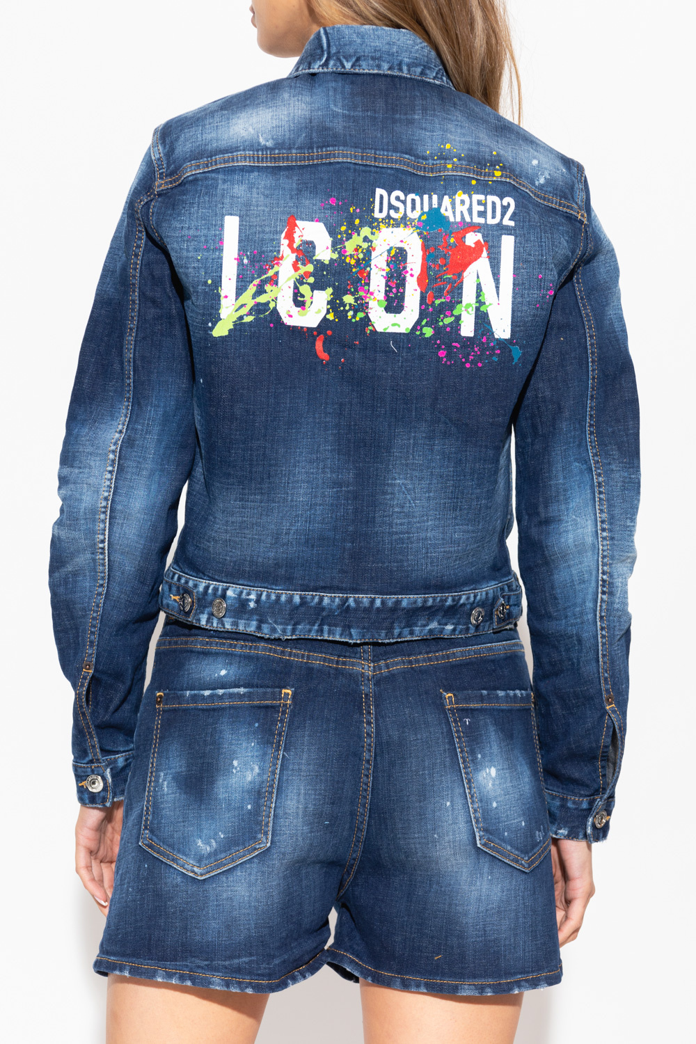 Dsquared2 Denim crew jacket