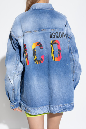 Dsquared2 heart-quilt padded hooded jacket