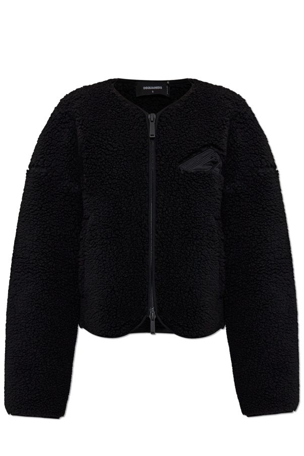 Dsquared2 Polarowa kurtka z logo