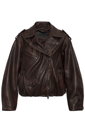 Leather jacket ‘Samina’