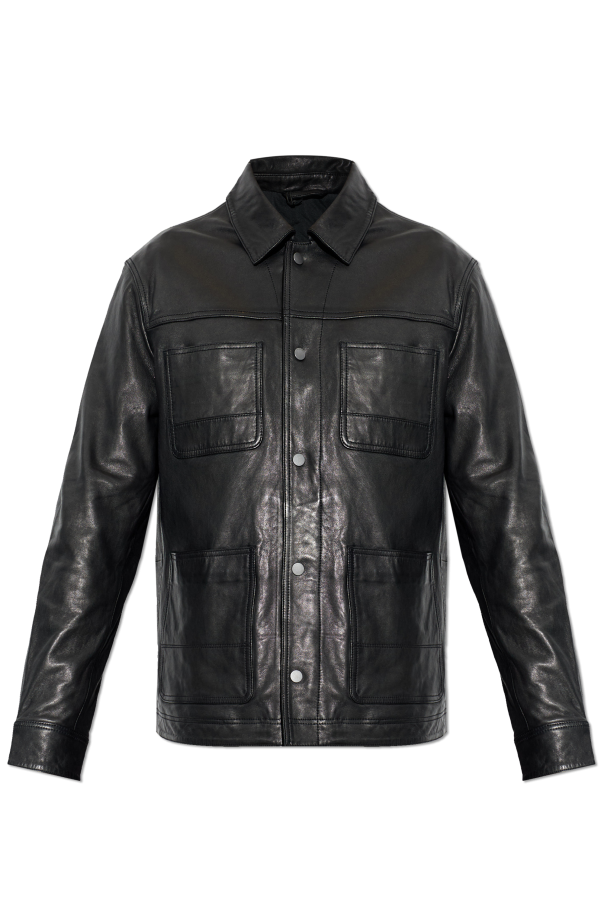AllSaints 'Saxon' leather jacket