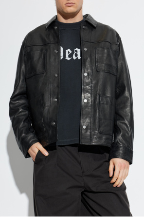 AllSaints 'Saxon' leather jacket