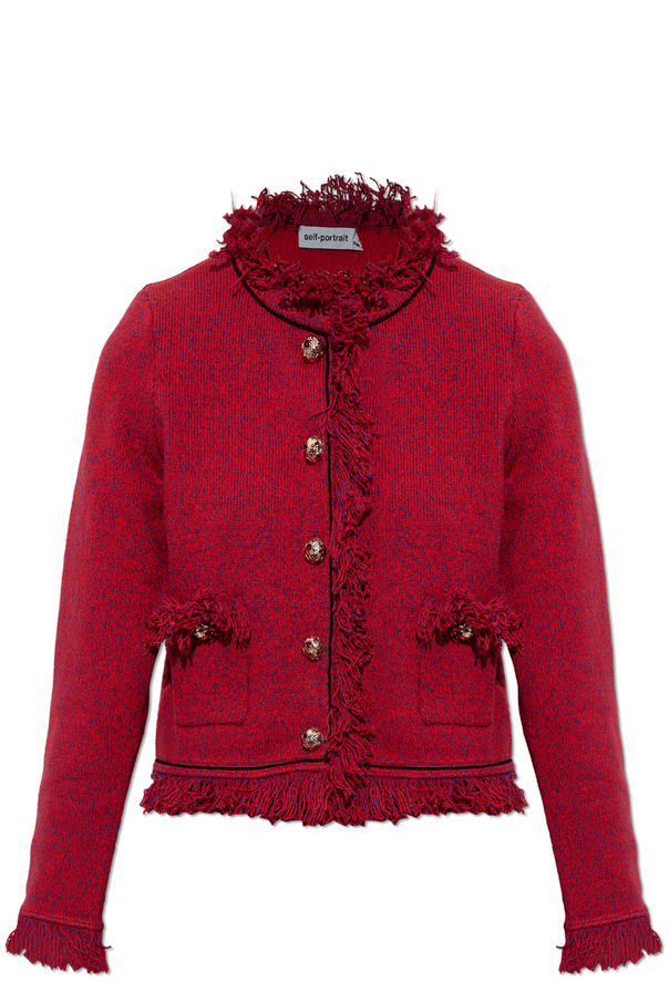 Fringed cardigan od Self-Portrait