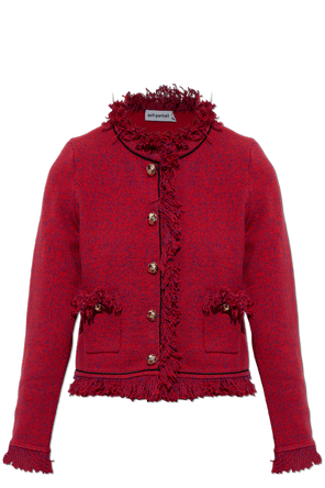 Fringed cardigan