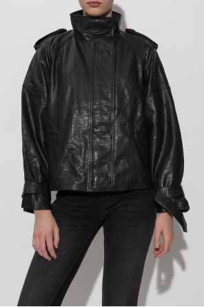 AllSaints Lambskin leather jacket ‘Serne’