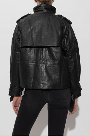 AllSaints Lambskin leather jacket ‘Serne’