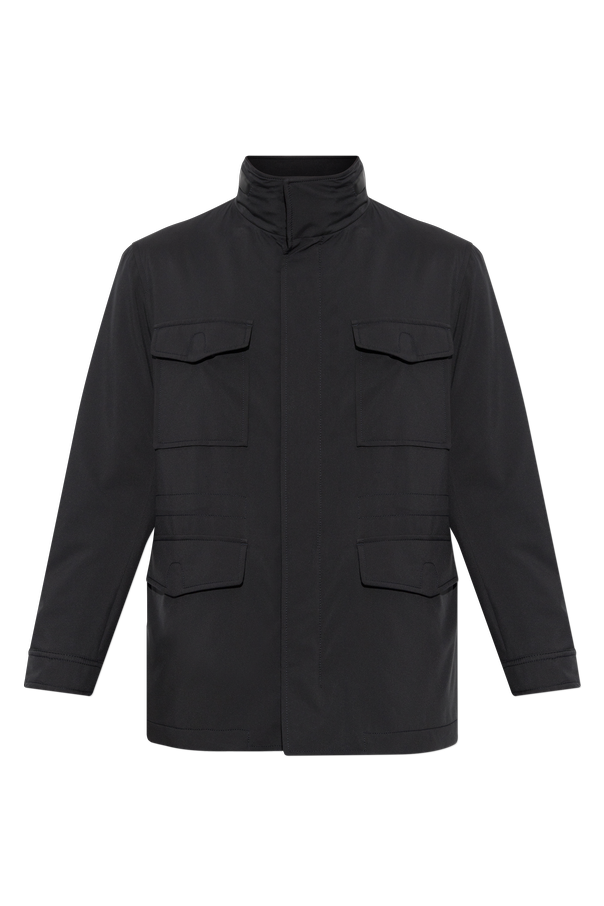 Jacket with stand-up collar od Brioni
