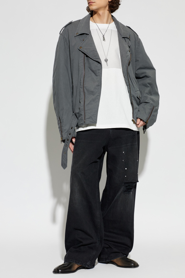 MM6 Maison Margiela Casaco acolchoado com dragonas