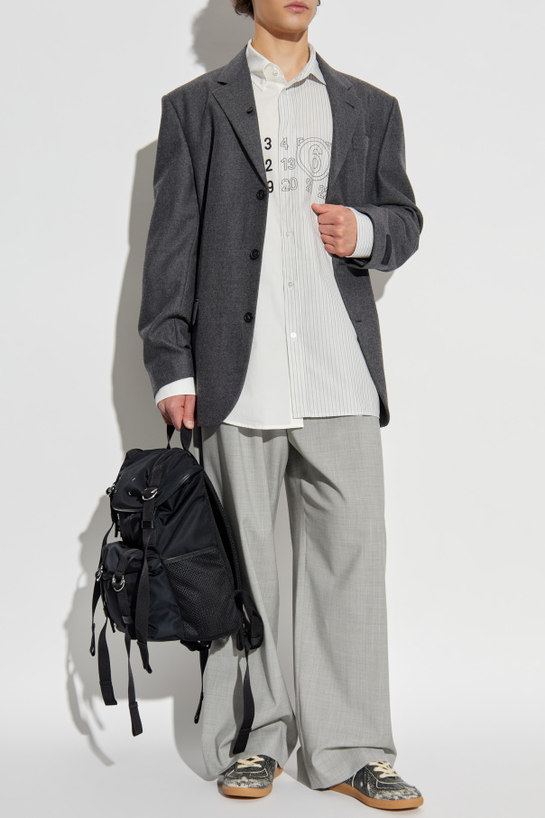 MM6 Maison Margiela Wełniana marynarka