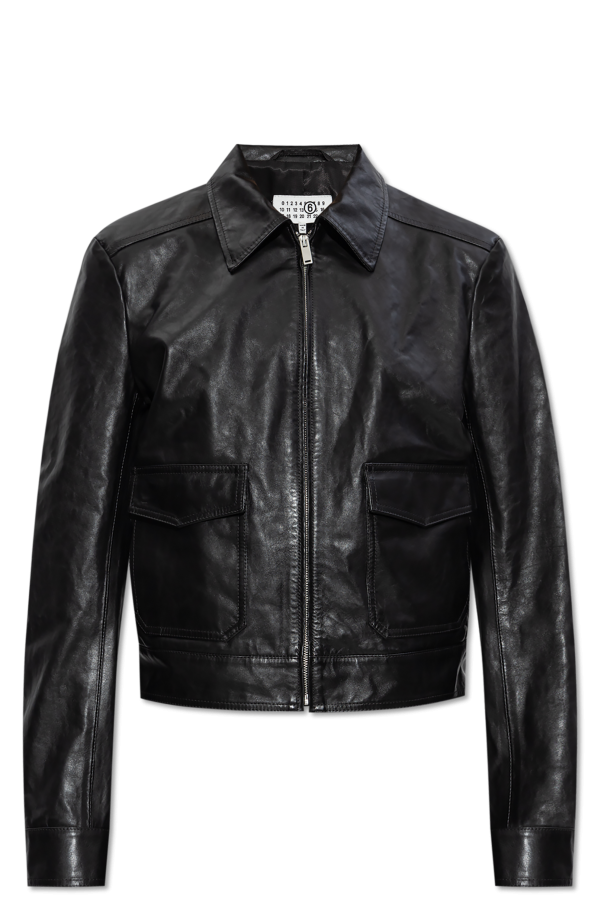 MM6 Maison Margiela Lederjacke
