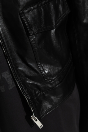 MM6 Maison Margiela Lederjacke