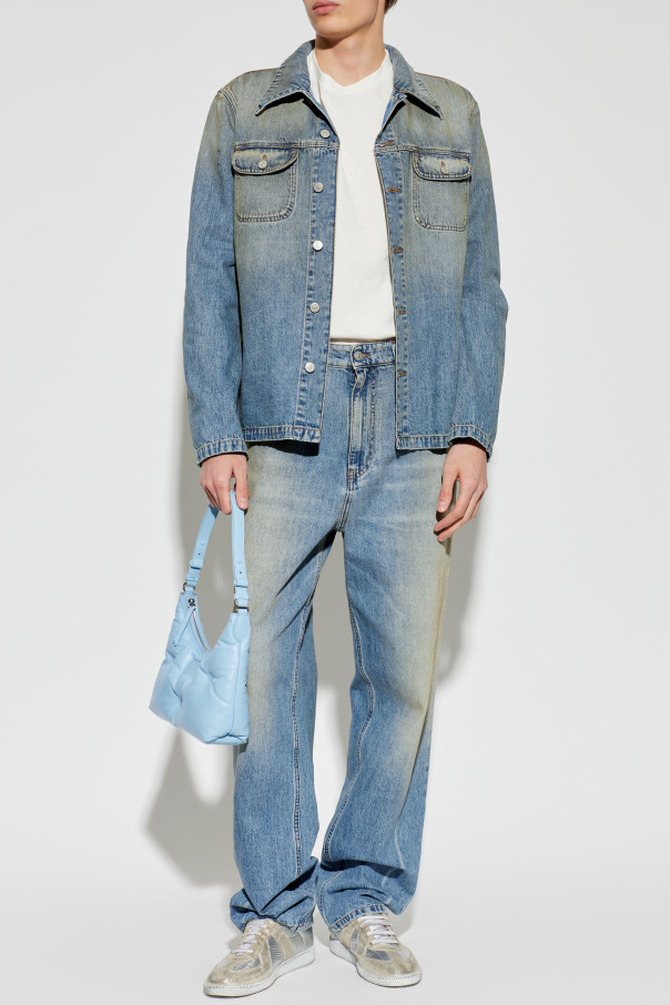 MM6 Maison Margiela Denim jacket with `vintage` effect