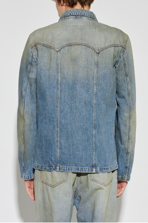 MM6 Maison Margiela Denim jacket with `vintage` effect