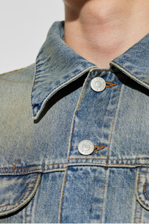 MM6 Maison Margiela Denim jacket with `vintage` effect