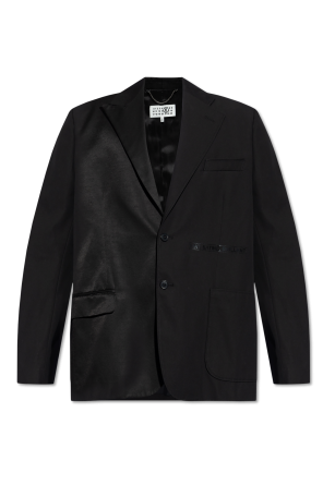 Mm6 maison margiela blazer with combined materials od Anti Series Swc Jacket