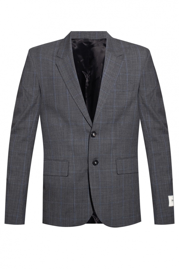 Whar padded hoodie Patterned blazer