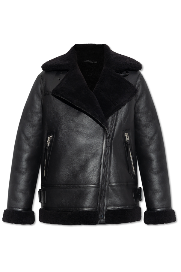 AllSaints Shearling Coat Sola