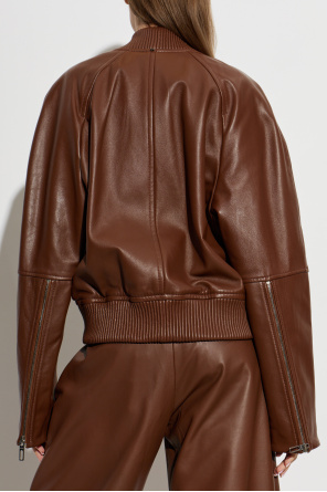 Sportmax Kožená bunda ‘Amour’