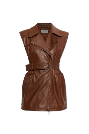 Leather vest ‘Favella’