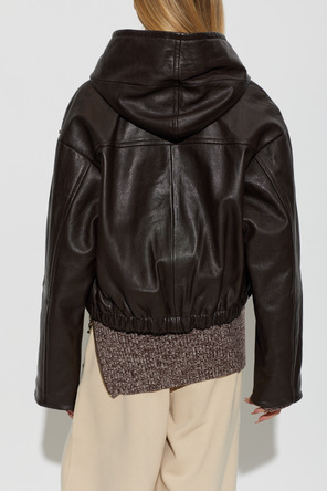 Sportmax Skórzana kurtka ‘Kabala’