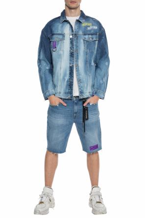 Kurtka jeansowa z nadrukami od Icosae