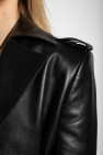 The Mannei ‘Avignon’ oversize leather jacket