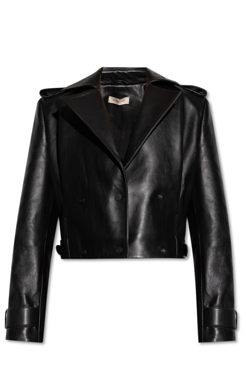 The Mannei ‘Avignon’ oversize leather jacket