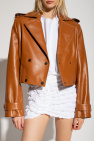 The Mannei ‘Avignon’ oversize leather jacket