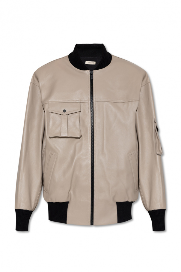 The Mannei ‘Le Mans’ leather bomber jacket