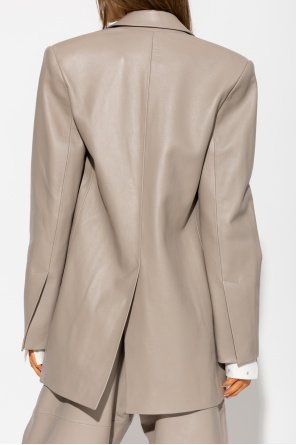 The Mannei ‘Lille’ leather blazer