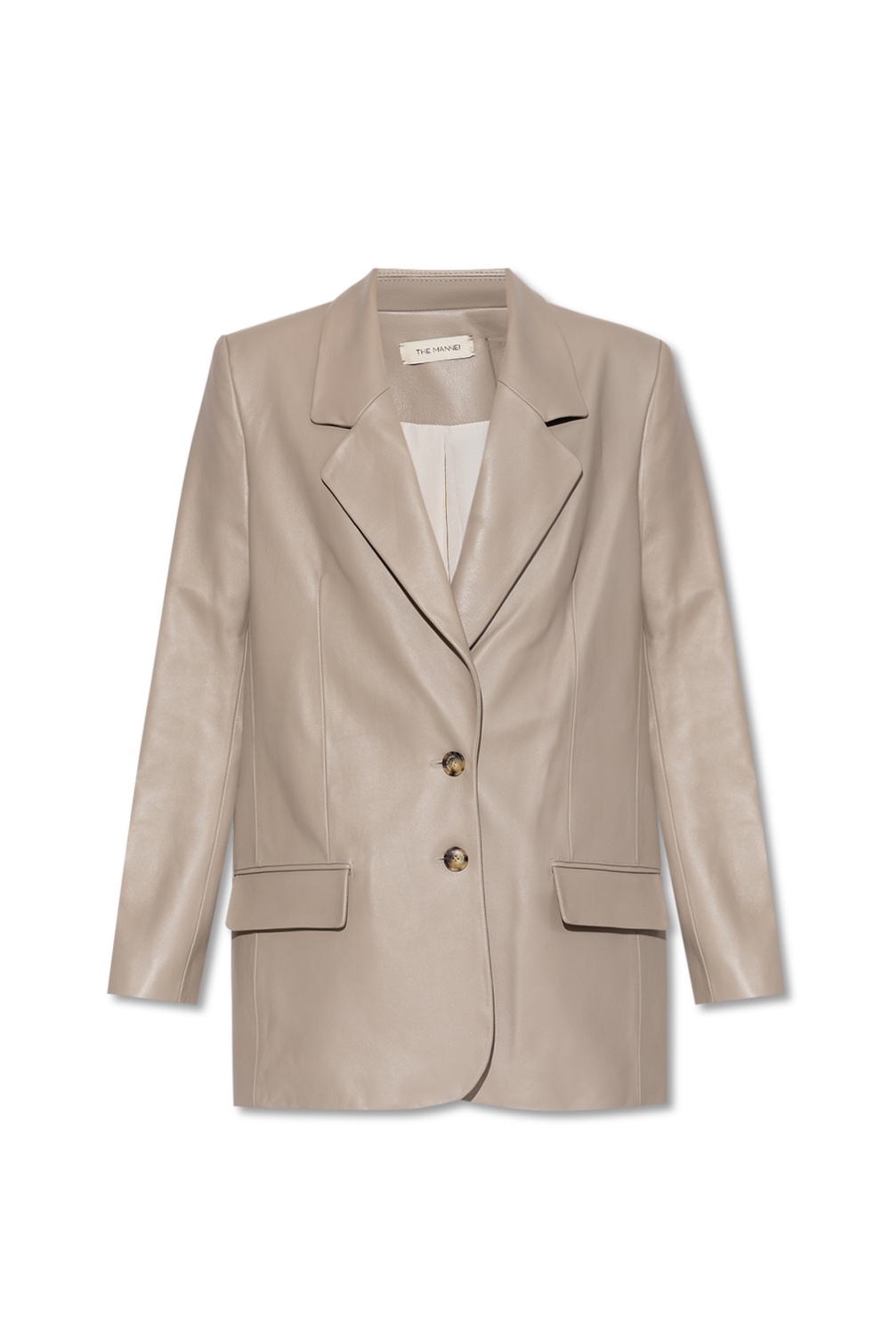 The Mannei ‘Lille’ leather blazer