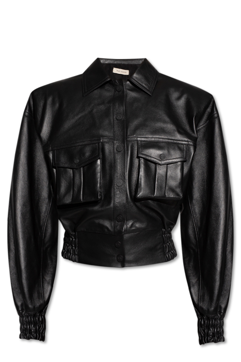 The Mannei ‘Nice’ leather bomber jacket