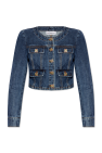 Self Portrait Cropped denim jacket