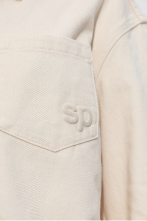 Self-Portrait Denim jacket with vintage effect