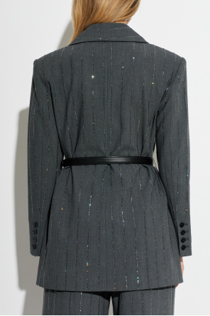 Self-Portrait Blazer with shimmering sequins