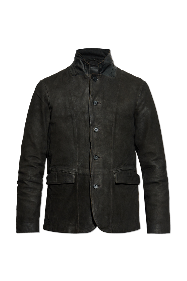 AllSaints Suede jacket Survey with vintage effect