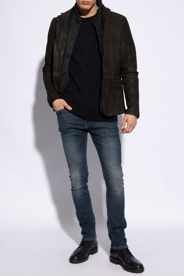 AllSaints ‘Survey’ leather jacket | Men's Clothing | Vitkac