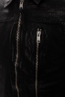 AllSaints BLACK 'Swithin' leather jacket