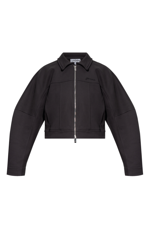 Ganni Jacket with embroidered logo