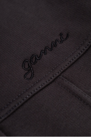 Ganni Jacket with embroidered logo