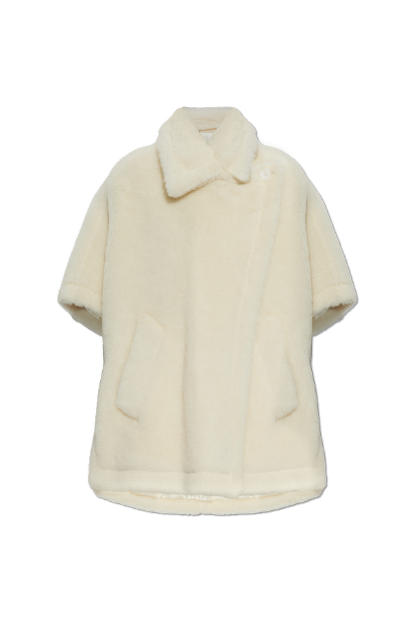 Max Mara Faux fur poncho '‘Tebe’'