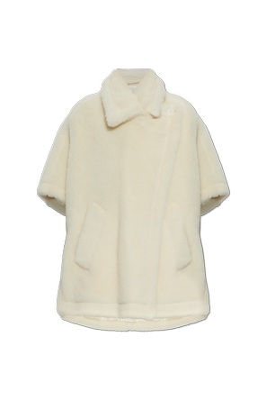 Faux fur poncho '‘Tebe’'
