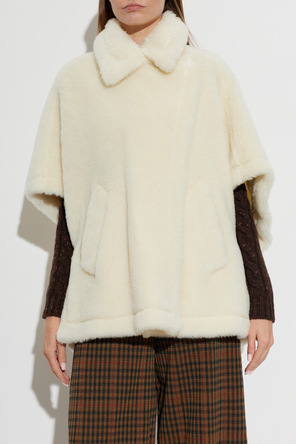 Max Mara Faux fur poncho '‘Tebe’'