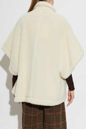 Max Mara Faux fur poncho '‘Tebe’'