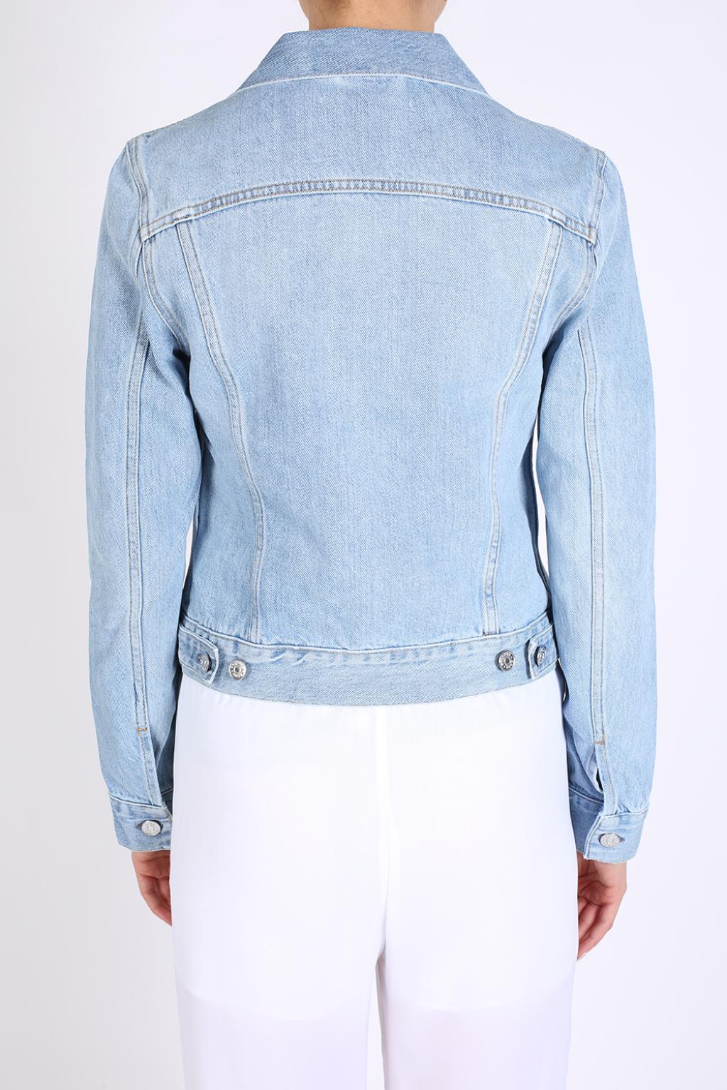 acne studios cropped denim jacket